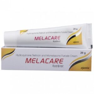 Crema, Ajanta, Melacare Light, Tratament Melasma, cu Hidrochinona 2%, Mometazona 0.1% si Tretinoin 0.025%, 20gr 
