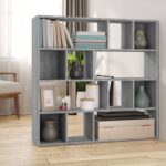 VidaXL Bibliotecă Separator de cameră gri sonoma 105x24x102 cm Info Utile