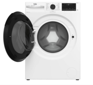 Masina de Spalat Rufe Beko B5WFT510419W Performanta la Superlativ pentru Gospodarii Eficiente