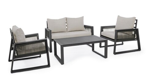 Set Mobilier pentru Grădină/Terasă 4 Piese Captiva Bizzotto Pareri