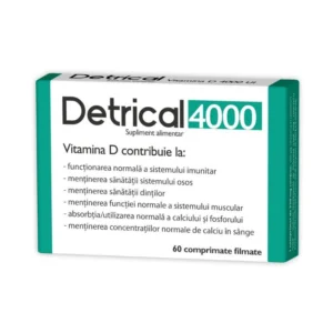 Detrical Vitamina D 4000 UI – 60 comprimate, Zdrovit
