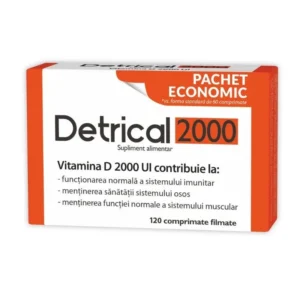 Detrical Vitamina D 2000 UI – 120 comprimate, Zdrovit