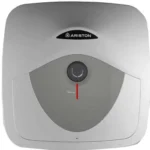Boiler electric Ariston Andris RS 15 EU, 15 l, 1200 W, Led iluminat, Protectie electrica IPX1, Montare deasupra chiuvetei, Reglaj extern de temperatura