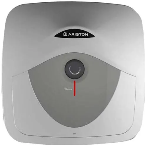 Boiler electric Ariston Andris RS 15 EU, 15 l, 1200 W, Led iluminat, Protectie electrica IPX1, Montare deasupra chiuvetei, Reglaj extern de temperatura