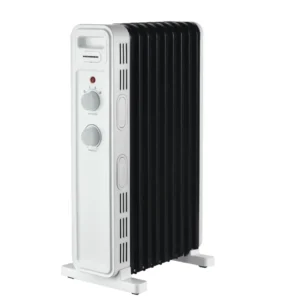 Calorifer electric cu ulei Heinner HOH-M11WH-BK, 2500 W, 11 elementi